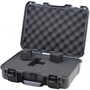 Nanuk Pistol and Accessory Hard Case w/Foam Graphite 13.2 in. x 9.2 in. x 3.8 in.