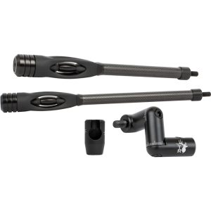 Trophy Ridge Seismic Stabilizer Combo 12.10 Black 12 in./10 in.
