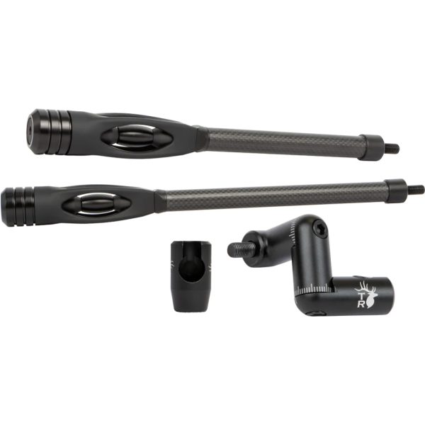 Trophy Ridge Seismic Stabilizer Combo 12.10 Black 12 in./10 in.