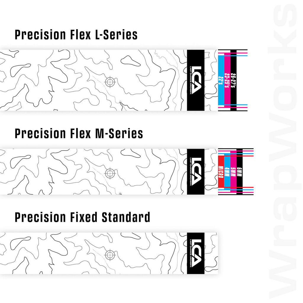 Last Chance WrapWorks Stock Topo White/Black Precision Flex M-Series
