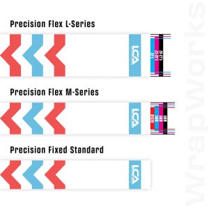 Last Chance WrapWorks Velocity Chevron Salmon/Blue Precision Flex L-Series Last Chance WrapWorks Velocity Chevron Salmon/Blue Precision Flex L-Series