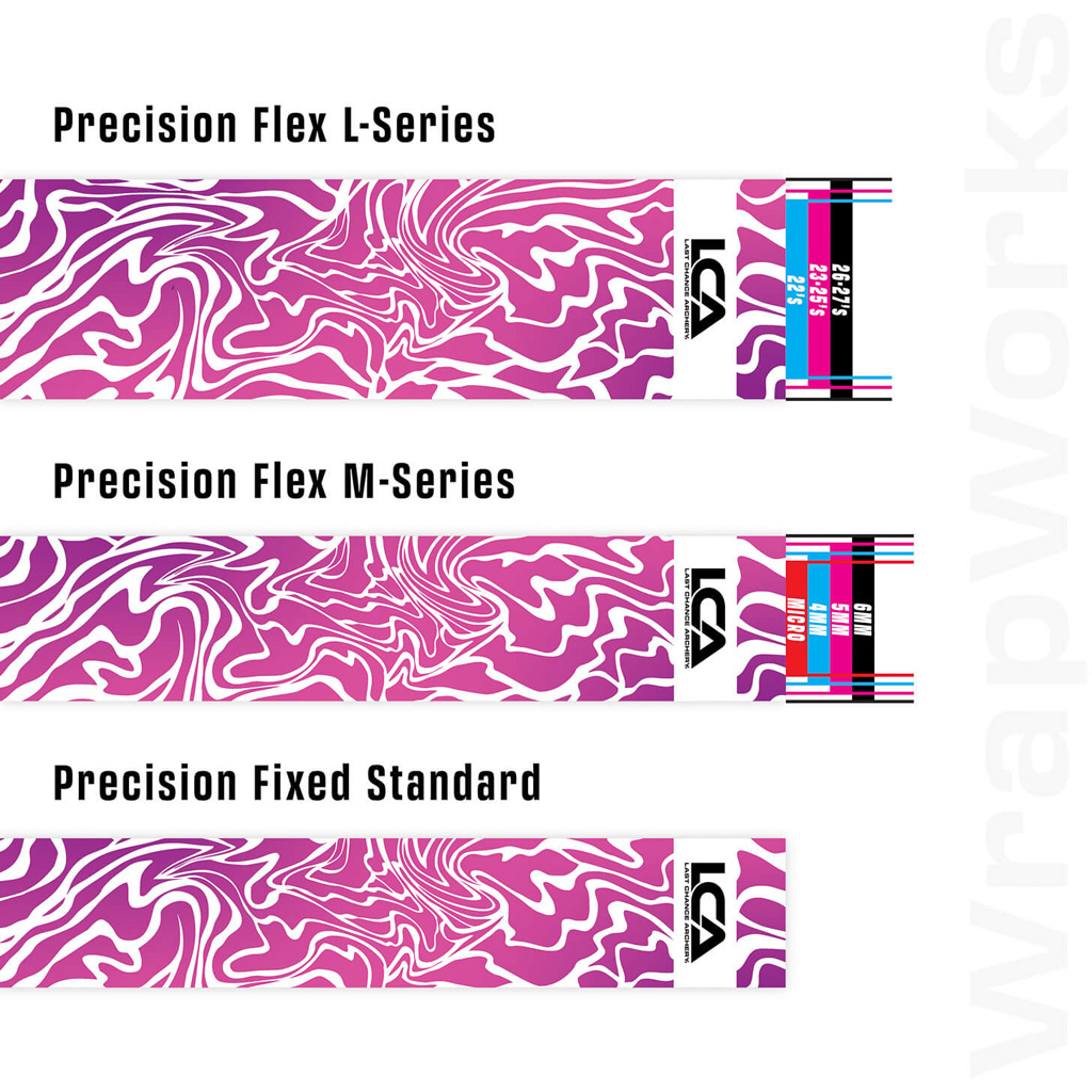 Last Chance WrapWorks Water Wave Pink/White Precision Flex M-Series