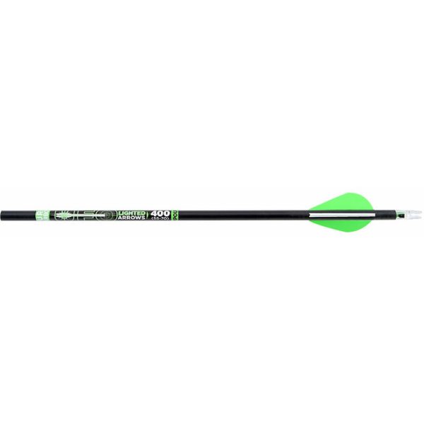 30-06 UFO Lighted Carbon Arrow Green 30 in. 500 3 pk.