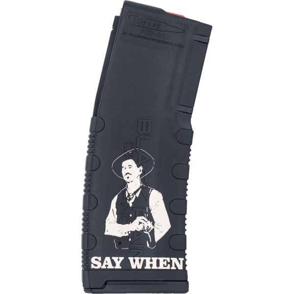 Black Rain Ordnance Lasered AR15 Magazine Say When 30 rd.
