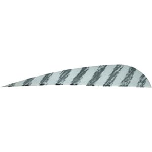 Gateway Barred Feathers White 4 in. RW 50 pk.