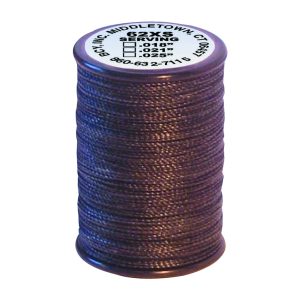 BCY 62XS Braided Center Serving Black .018 100 yds.