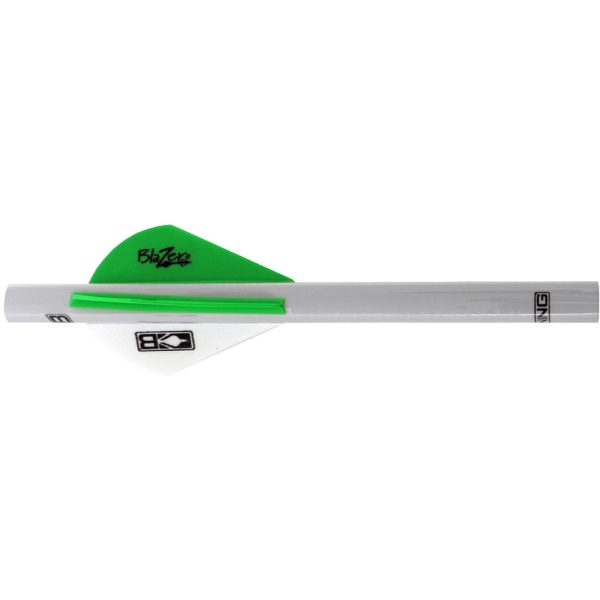 Bohning Blazer QuikFletch Neon Green/White 6 pk.