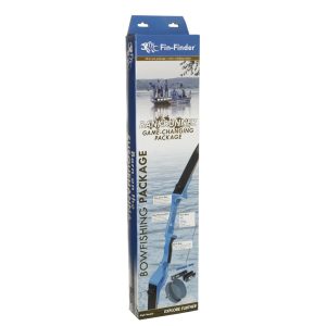 Fin Finder Bank Runner Bowfishing Recurve Package with Drum Reel Package Blue 58 in. 35 lbs. RH Fin Finder Bank Runner Bowfishing Recurve Package with Drum Reel Package Blue 58 in. 35 lbs. RH