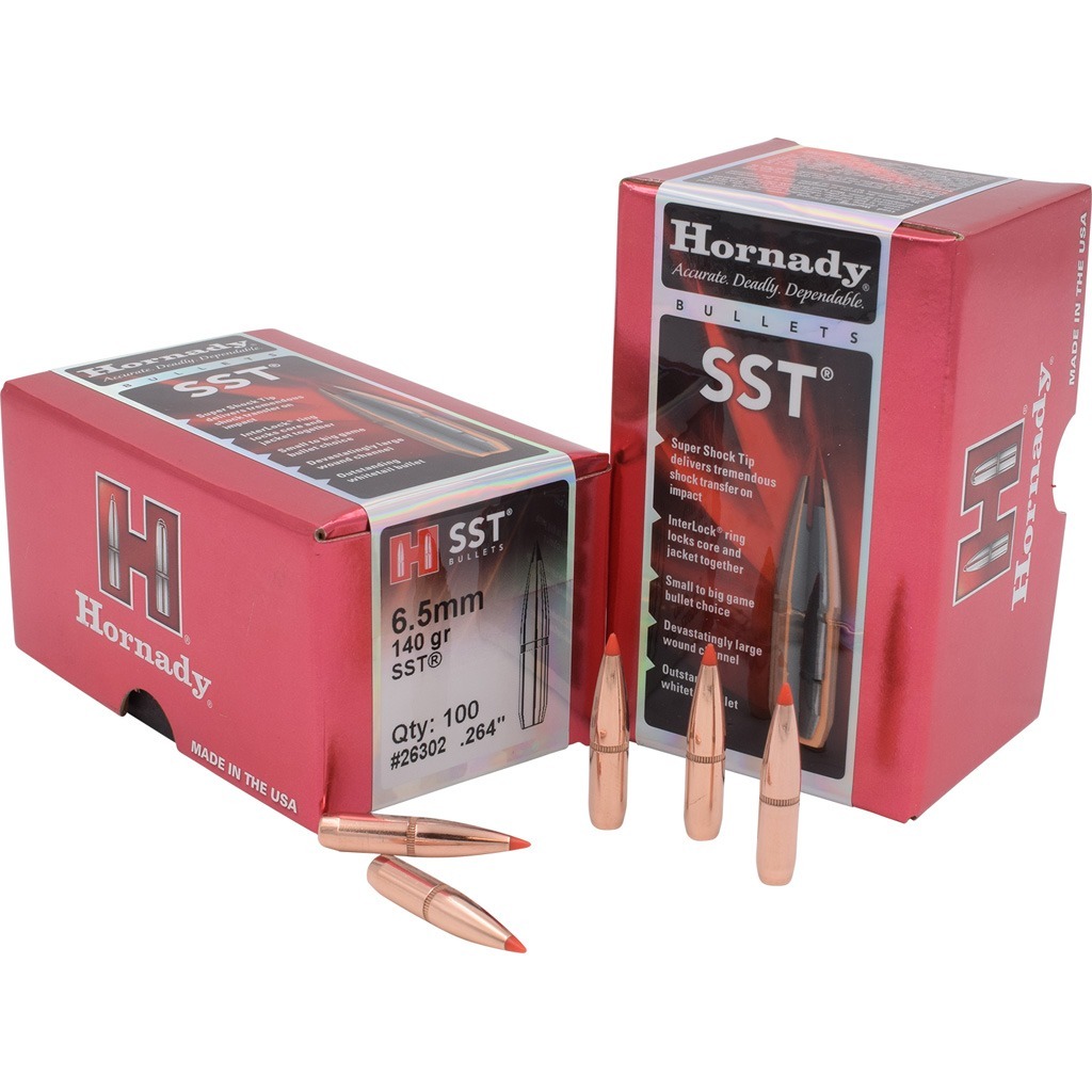 Hornady SST Bullets 6.5mm .264 140 gr. SST 100 Box