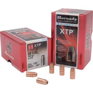 Hornady Traditional Pistol Bullets 38 Cal. .357 180 gr. XTP 100 box